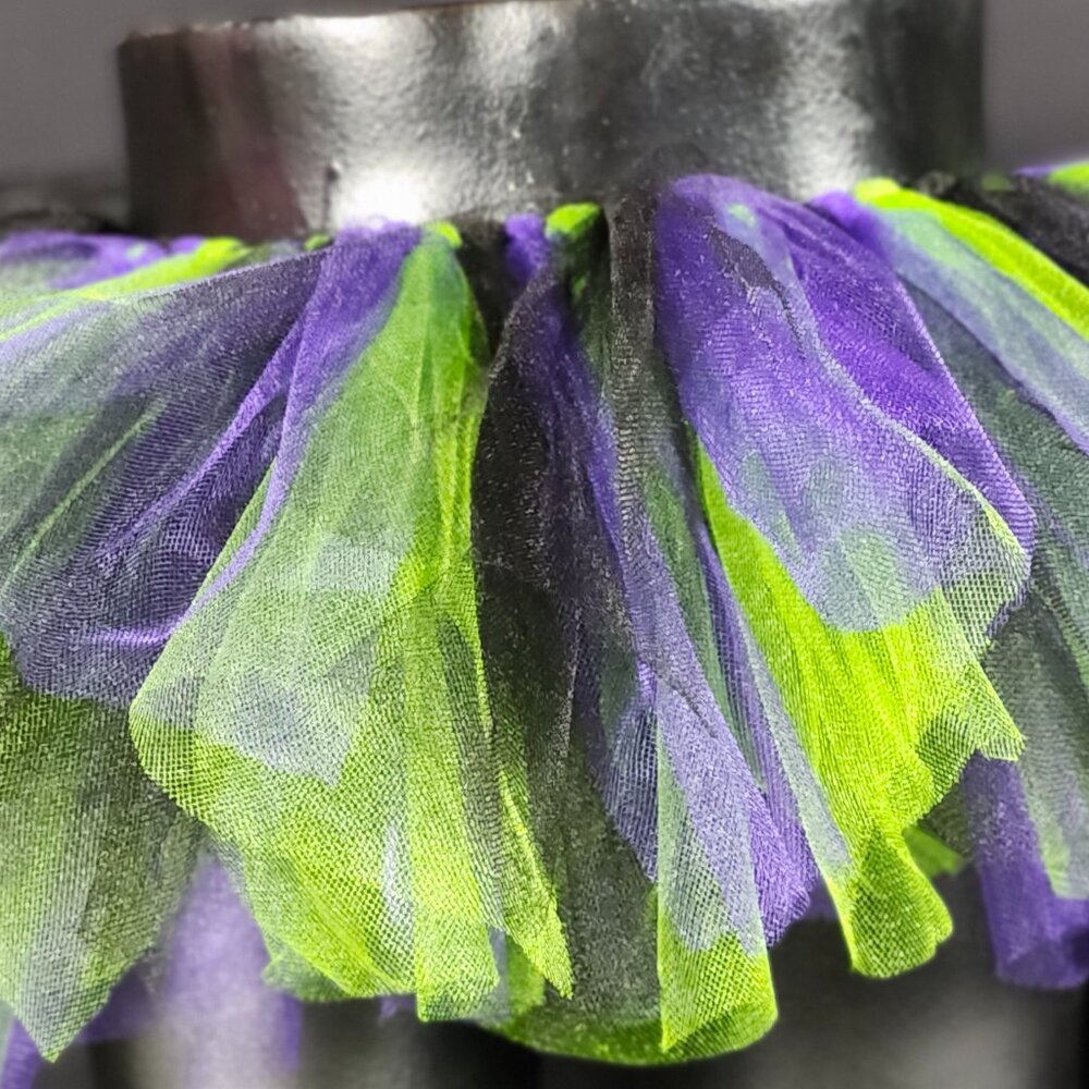 Halloween Candy Bucket w/Wearable Handmade Tutu Sz. Small (4 - 7 youth), NWT